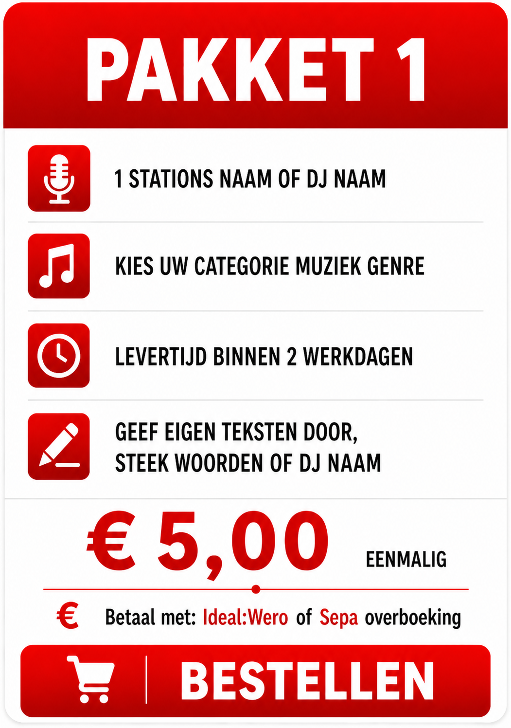 Radio pakket 1