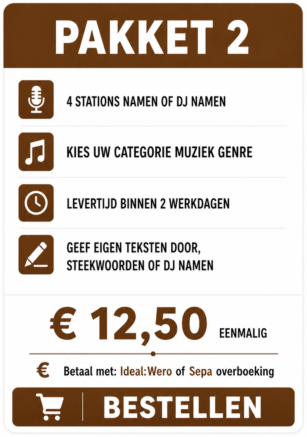Radio pakket 2