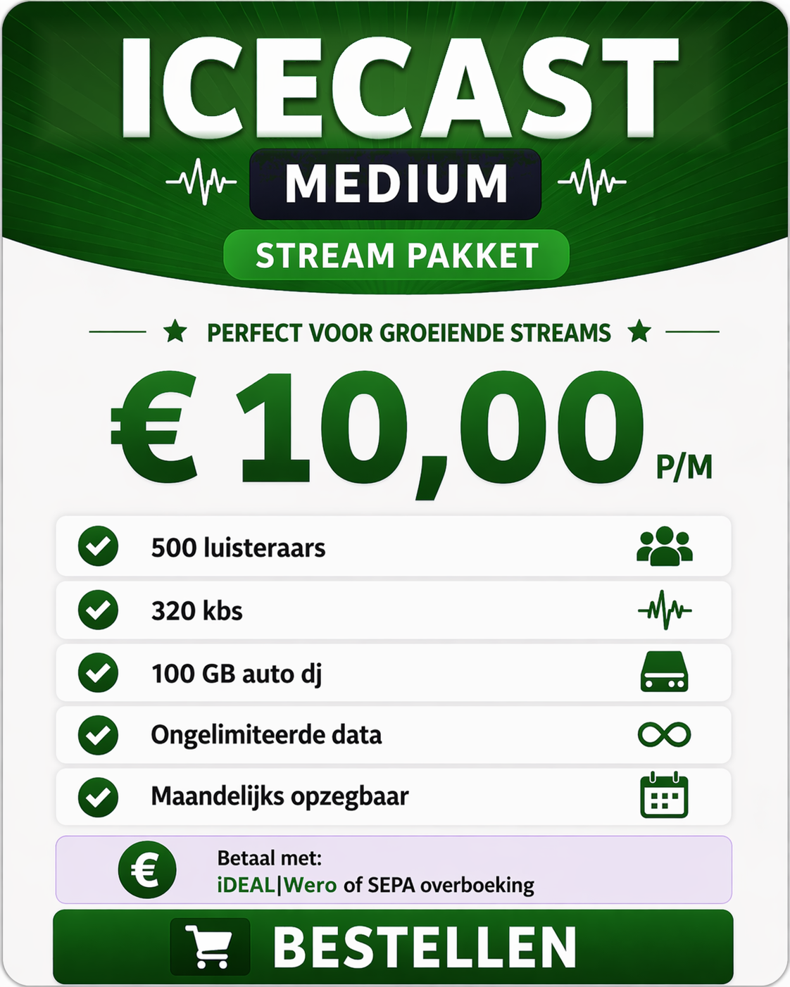 Icecast Medium