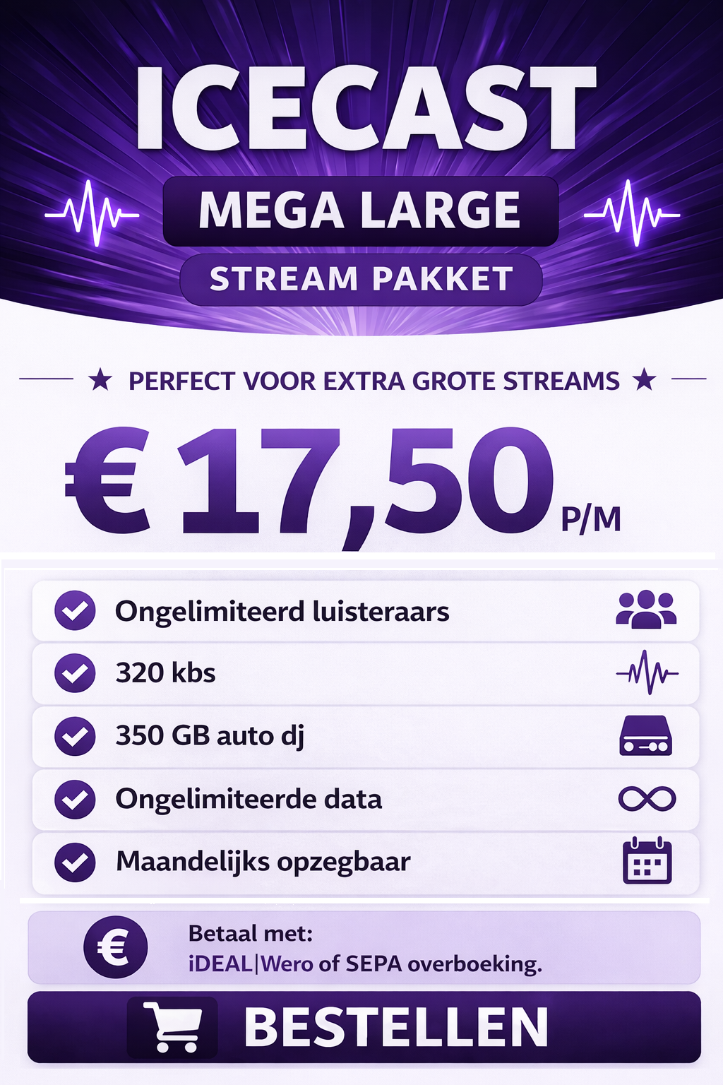 Icecast Mega Large