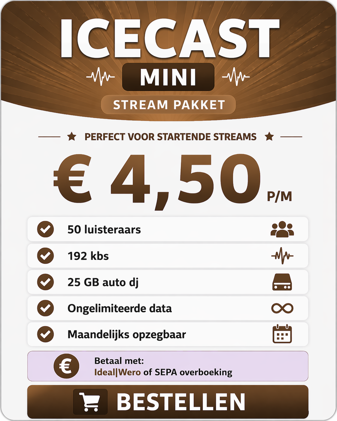 Icecast Mini
