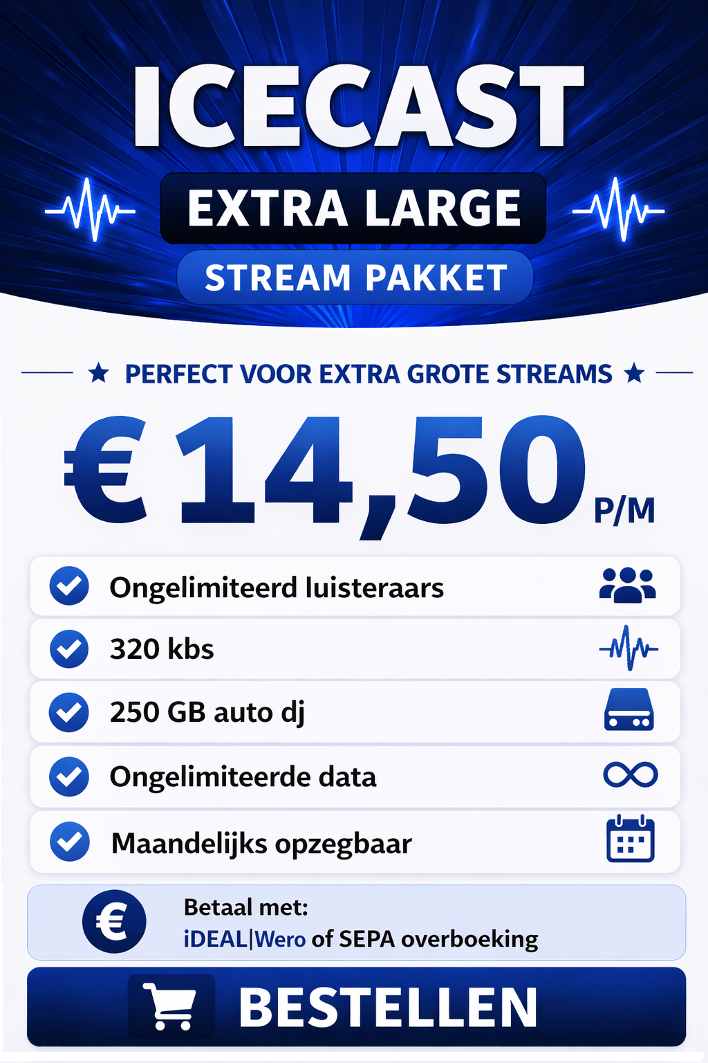 Icecast Extra Large