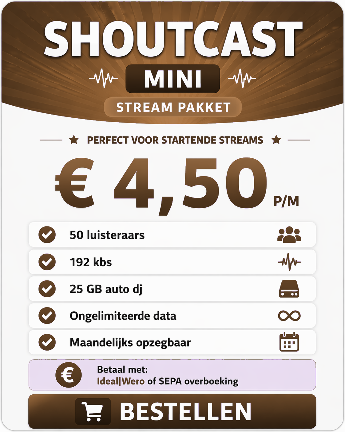 Shoutcast Mini